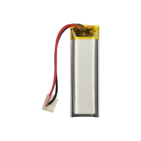 Акумулятор 501240P універсальний з контролером, 5 х 12 х 41 мм (160 mAh) для кейсів навушників, Bluetooth гарнітур, MP3 плеєрів