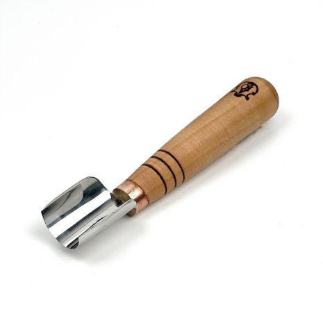 Стамеска 30мм АЮ-STRYI Profi Короткая полукруглая для геометрической резьбы