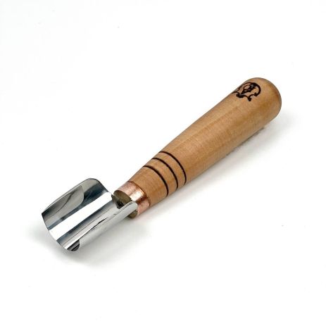 Стамеска 30мм АЮ-STRYI Profi Короткая полукруглая для геометрической резьбы