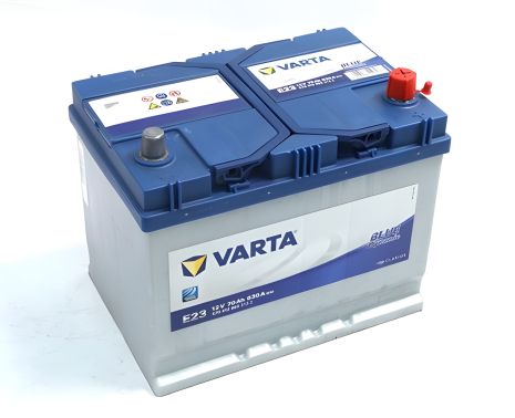 Аккумулятор 70Ah-12v VARTA BD(E23) (261х175х220), R, EN630 Азия (570412063), ЕС