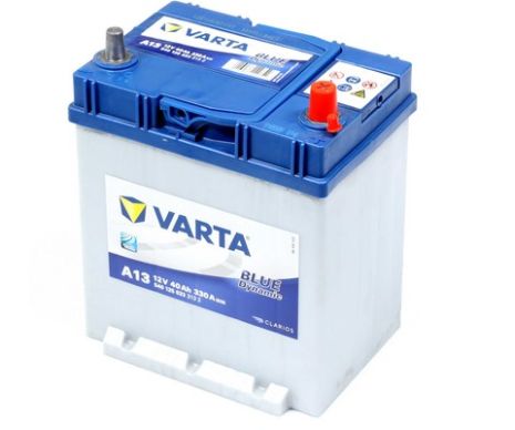 Аккумулятор 40Ah-12v VARTA ВD(A13) (187x140x227),R,EN330 Азия тонкие клеммы