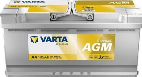 Аккумулятор 105Ah-12v VARTA Start-Stop Plus AGM (394х175х190), R, EN 950 (605901095) Аккумулятор 105Ah-12v VARTA Start-Stop Plus AGM (394х175х190), R, EN 950 (605901095)