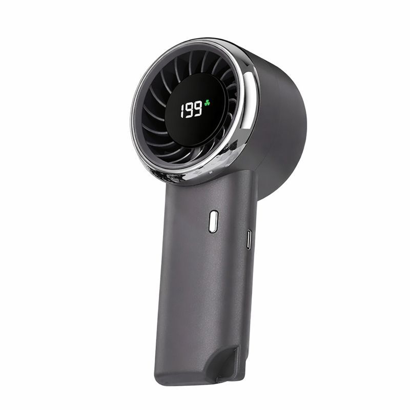 Ручний бездротовий вентилятор MS-107 black Ручний бездротовий вентилятор MS-107 black