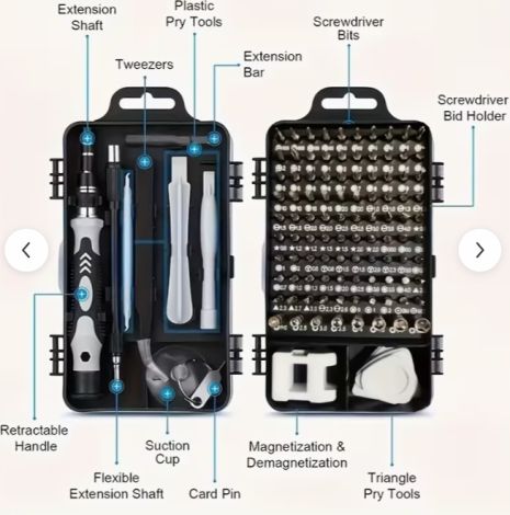 Професійний набір викруток 115 в 1 Професійний набір викруток 115 в 1