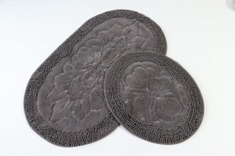 Коврик овальный для ванной Velora Home 2533/темнобровный