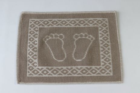 Коврик для ванной из хлопка Foot Tropichome 50*70 см 2064/fullbege