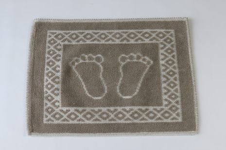 Бавовняний килимок у ванну Foot Tropichome 50*70 см, колір 2064/fullbeige