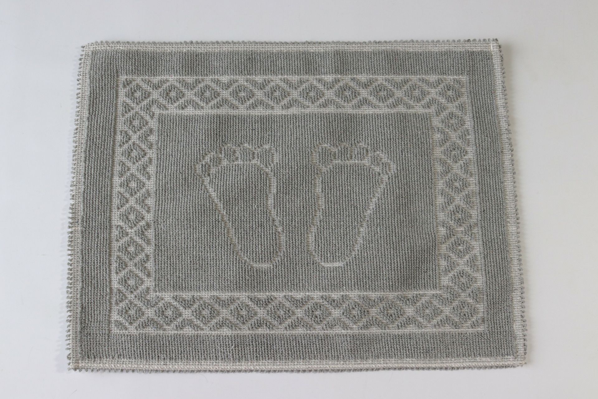 Хлопковый коврик для ванной Foot Tropichome 50*70 см 2064/серый Хлопковый коврик для ванной Foot Tropichome 50*70 см 2064/серый