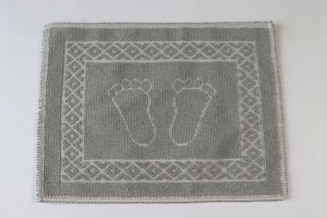 Коврик для ванной из хлопка Foot Tropichome 50*70 см 2064/серый