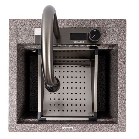 Кухонна гранітна мийка VALESO 5149 VIVA мікс