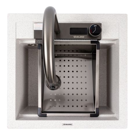 Кухонная гранитная мойка VALESO 5149 VIVA топаз