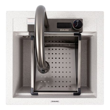 Кухонная гранитная мойка VALESO 5149 VIVA топаз