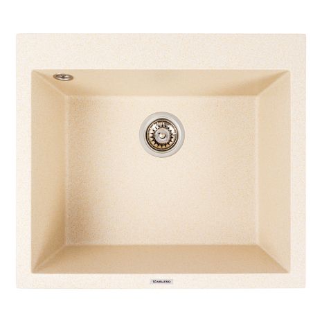 Гранитная кухонная мойка 5750 DAVINA VALESO песочного цвета