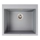 Кухонная гранитная мойка DAVINA VALESO 5750, цвет серый металлик