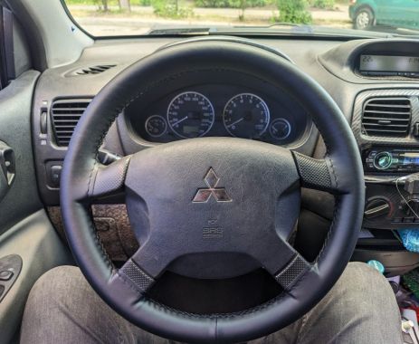 Кожаный чехол на руль автомобиля черный 105*10,5 см