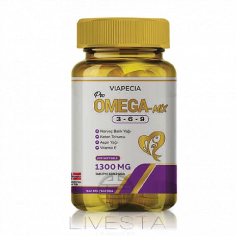 Диетическая добавка "Омега 3-6-9", 200 капсул