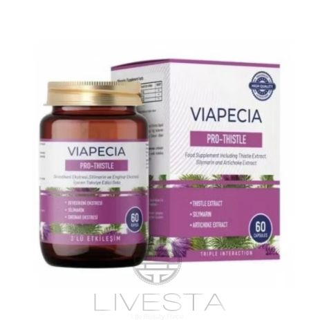Диетическая добавка Viapecia PRO-Thistle, 60 капсул Диетическая добавка Viapecia PRO-Thistle, 60 капсул