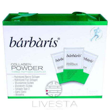 Дієтична добавка "Рибний колаген з трипептидним комплексом" Barbaris, 30 саше по 13 г Дієтична добавка "Рибний колаген з трипептидним комплексом" Barbaris, 30 саше по 13 г