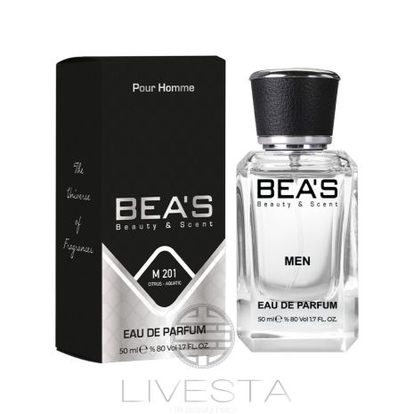 Парфумована вода BEA'S M201 для чоловіків, 50 мл