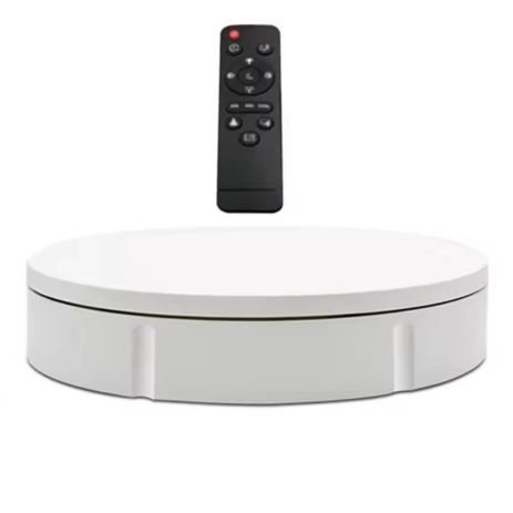 Поворотный стол для предметной фотосъемки предметов до 100 кг Nectronix 30B, диаметром 30 см, белый