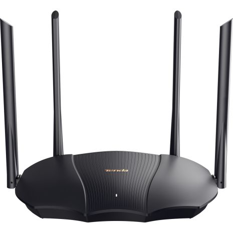 Безпроводовий маршрутизатор TENDA TX12 (AX3000 2xGE LAN, 1xGE WAN, Tenda Wi-Fi+, Beamforming, Wi-Fi 6, OFDMA, MU-MIMO, WPA3, VPN, 12V, 1A, 4x6 dBi, 160MGz, 2.4G, 5G) UA UCRF