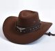Ковбойская шляпа вестерн коричневый качественный