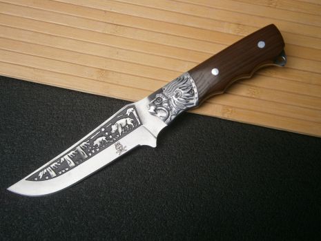 Мисливський ніж-фултанг Lion "Лев" Н-5180 з чохлом 25,5 см