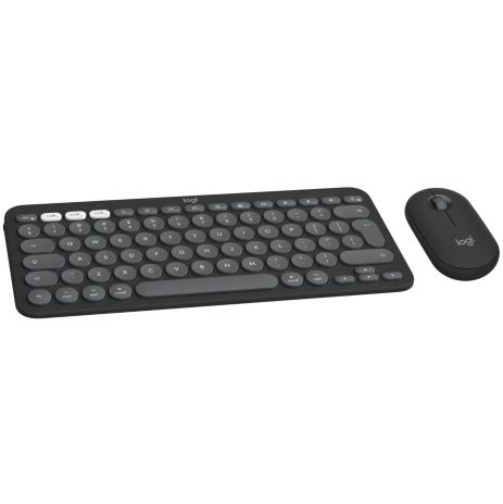 Комплект (клавіатура та миша) Logitech Pebble 2 Combo for Mac Tonal Graphite UA (920-012244)