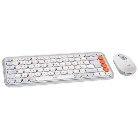 Комплект (клавіатура + миша) Logitech POP Icon Combo Off-White (920-013141)
