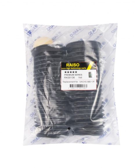 Комплект пыльников и отб. амортизатора переднего Octavia II/Passat 05-/Golf V,VI, RAISO (RK00136)