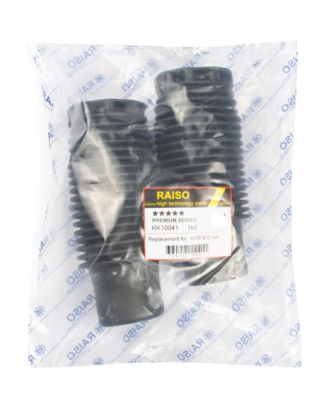 Комплект пыльников и отбойников переднего амортизатора для Peugeot 206/206+ 98-13 (2шт), RAISO (RK10041)