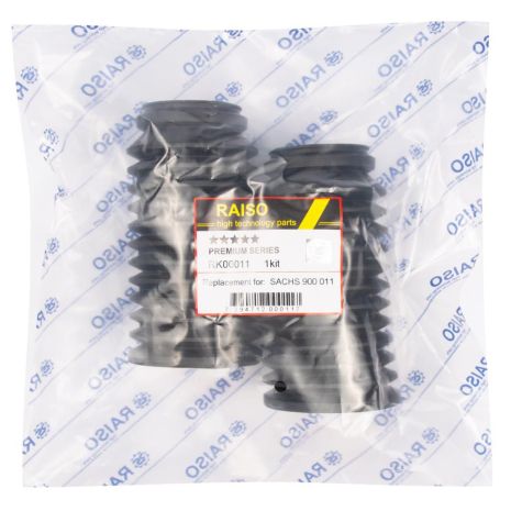 Комплект пыльников и отбойников амортизатора (2 шт.) для PASSAT/POLO 1981-1997, RAISO (RK00011)