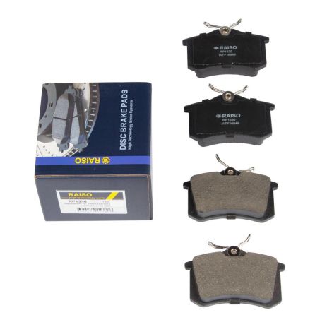 Задние диск. тормозные колодки Audi A4 B5/B6/Passat/Golf/Caddy III/Fabia/Octavia 86-, RAISO (RP1330)