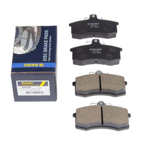 Передние дисковые тормозные колодки для ВАЗ 2108-2112 Priora (2170 2171 2172) 85-, RAISO (RP2108)