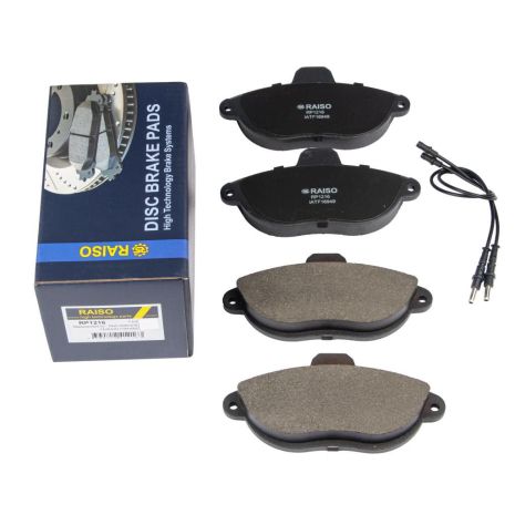 Передні дискові колодки Jumpy/Scudo/Expert з датчиками 96-, RAISO (RP1216) Передні дискові колодки Jumpy/Scudo/Expert з датчиками 96-, RAISO (RP1216)