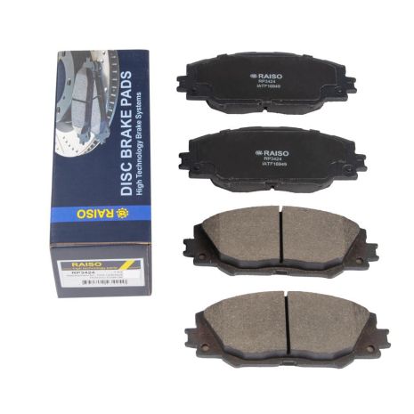 Колодки гальмівні диск. перед. Toyota RAV4/Prius 05-, RAISO (RP3424) - Високоякісна безпека Колодки гальмівні диск. перед. Toyota RAV4/Prius 05-, RAISO (RP3424) - Високоякісна безпека