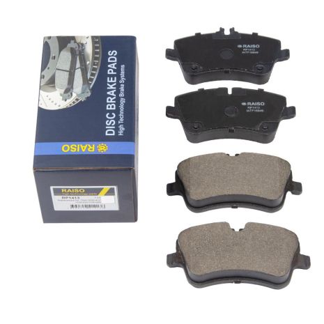 Передні дискові гальмівні колодки MB C-class (W203/CL203/S203) 00-11, RAISO (RP1413) Передні дискові гальмівні колодки MB C-class (W203/CL203/S203) 00-11, RAISO (RP1413)