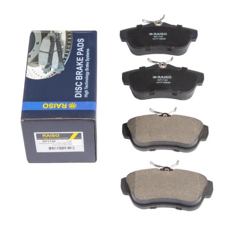 Колодки гальмівні диск. зад. Scudo Expert 07-, RAISO (RP1740) - Надійне гальмування Колодки гальмівні диск. зад. Scudo Expert 07-, RAISO (RP1740) - Надійне гальмування