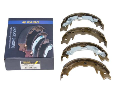 Барабанні гальмівні колодки задні Lacetti/Nubira 99-, RAISO (RB8815) Барабанні гальмівні колодки задні Lacetti/Nubira 99-, RAISO (RB8815)