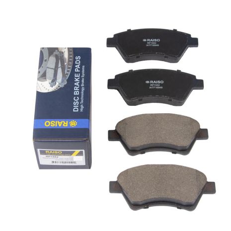 Колодки гальмівні дискові передні Kangoo (4x4) 2001+, RAISO (RP1552) Колодки гальмівні дискові передні Kangoo (4x4) 2001+, RAISO (RP1552)