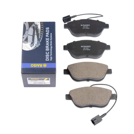 Колодки гальмівні диск. перед. Doblo/Combo (з датчиками) 01-, RAISO (RP1483) - Добло/Комбо Колодки гальмівні диск. перед. Doblo/Combo (з датчиками) 01-, RAISO (RP1483) - Добло/Комбо