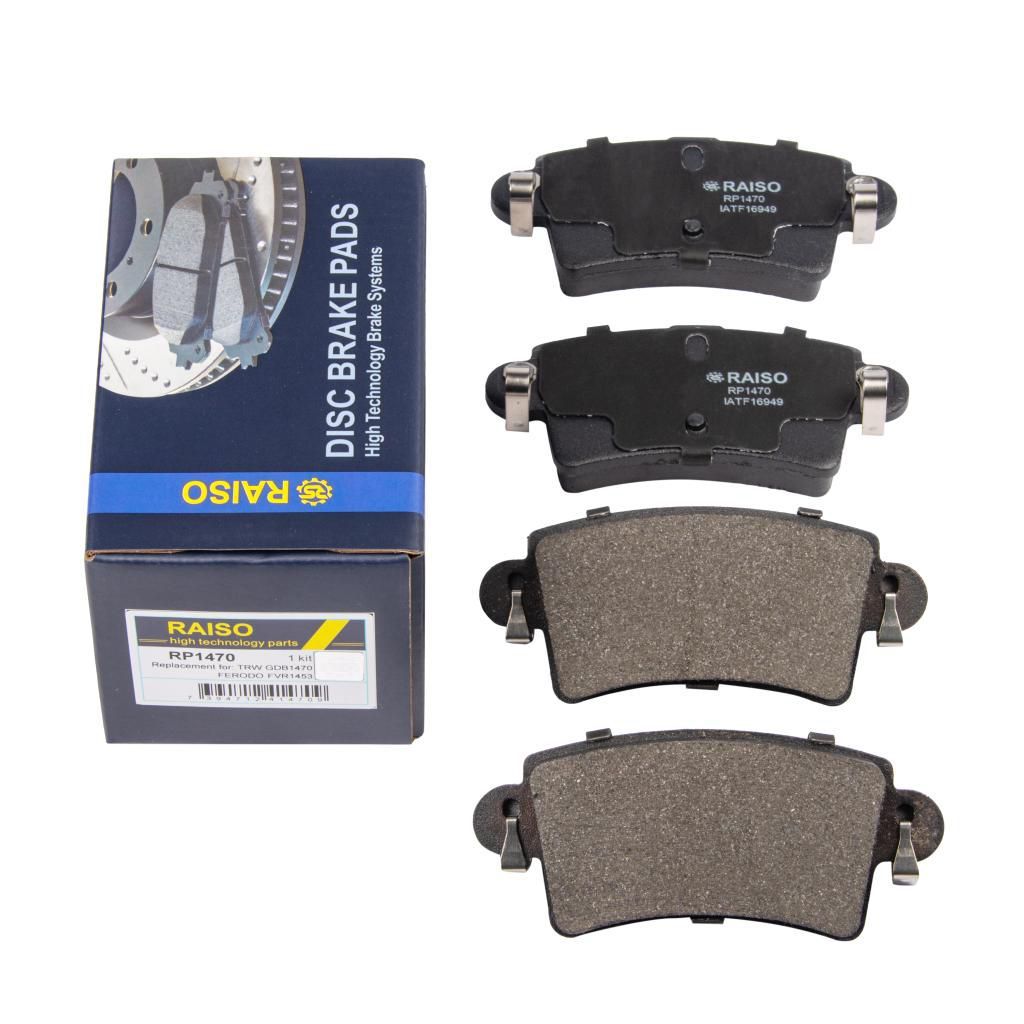 Задние дисковые тормозные колодки для Interstar/Movano A/Master II 97-10 (RP1470), RAISO Задние дисковые тормозные колодки для Interstar/Movano A/Master II 97-10 (RP1470), RAISO