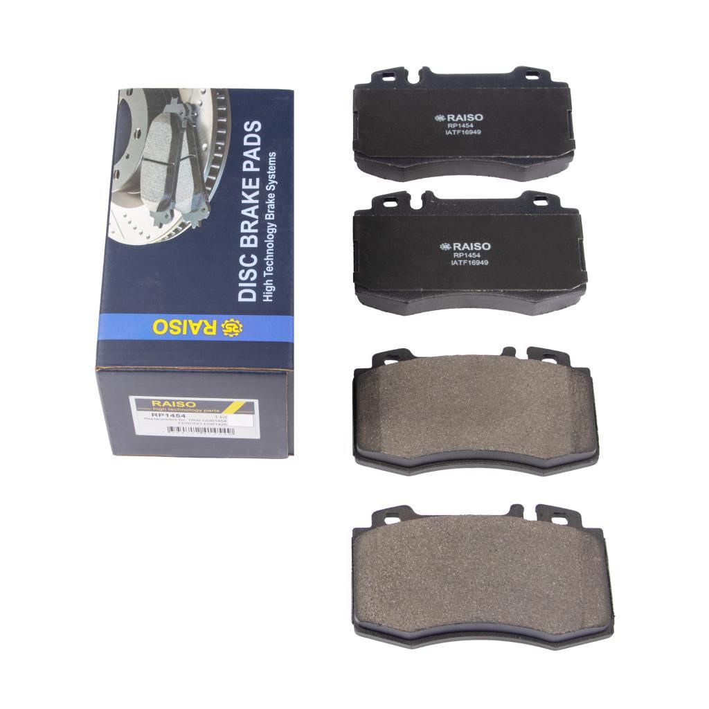 Передние дисковые тормозные колодки для MB S-Class (w220/w221) 98-13, RAISO (RP1454) Передние дисковые тормозные колодки для MB S-Class (w220/w221) 98-13, RAISO (RP1454)