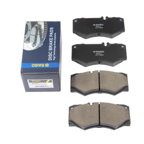 Передні гальмівні колодки диск. VW LT 28 91-96, RAISO (RP0317) Передні гальмівні колодки диск. VW LT 28 91-96, RAISO (RP0317)