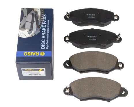 Дискові передні гальмівні колодки Transit (V184) (FWD) 00-06, RAISO (RP1461) Дискові передні гальмівні колодки Transit (V184) (FWD) 00-06, RAISO (RP1461)