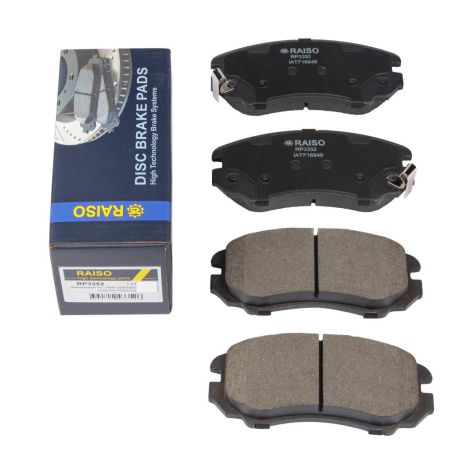 Передні гальмівні колодки диск Sonata 01-/Magentis 05-, RAISO (RP3352) Передні гальмівні колодки диск Sonata 01-/Magentis 05-, RAISO (RP3352)