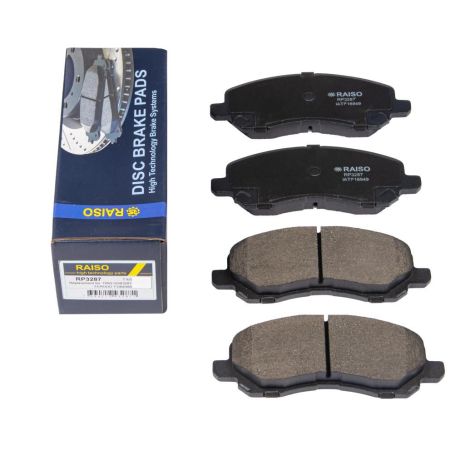 Передние дисковые тормозные колодки Lancer VIII/Outlander II/Peugeot 4008 08-, RAISO (RP3287) Передние дисковые тормозные колодки Lancer VIII/Outlander II/Peugeot 4008 08-, RAISO (RP3287)