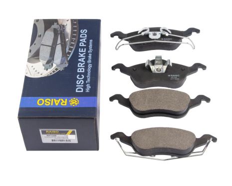 Передні дискові гальмівні колодки Ford Focus 98-04, RAISO (RP1358) Передні дискові гальмівні колодки Ford Focus 98-04, RAISO (RP1358)
