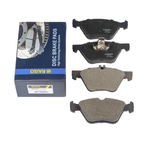 Передні дискові гальмівні колодки MB E-Class (S210/W210)/S-Class (W220) 95-08, RAISO (RP1215) Передні дискові гальмівні колодки MB E-Class (S210/W210)/S-Class (W220) 95-08, RAISO (RP1215)