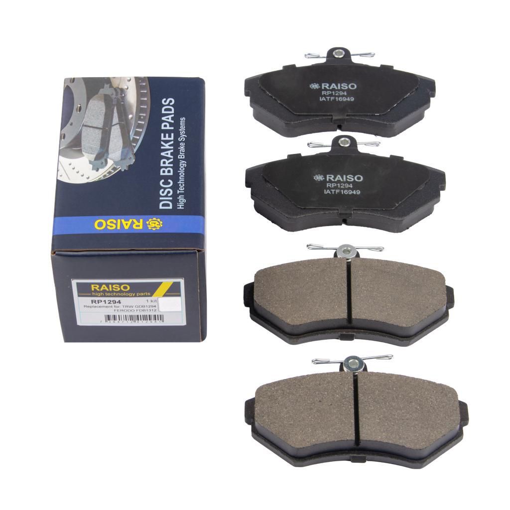 Гальмівні колодки диск. перед. для Caddy II/Golf III/Polo III 91-04, RAISO (RP1294) Гальмівні колодки диск. перед. для Caddy II/Golf III/Polo III 91-04, RAISO (RP1294)